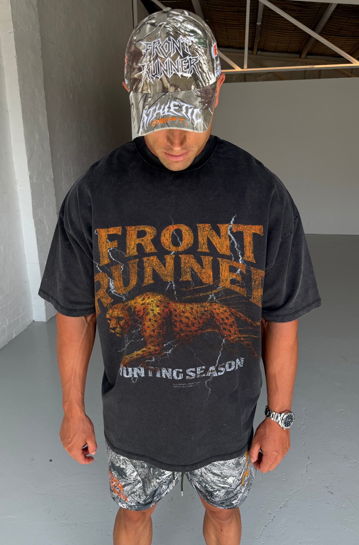 Season Tee - Washed Black - Men