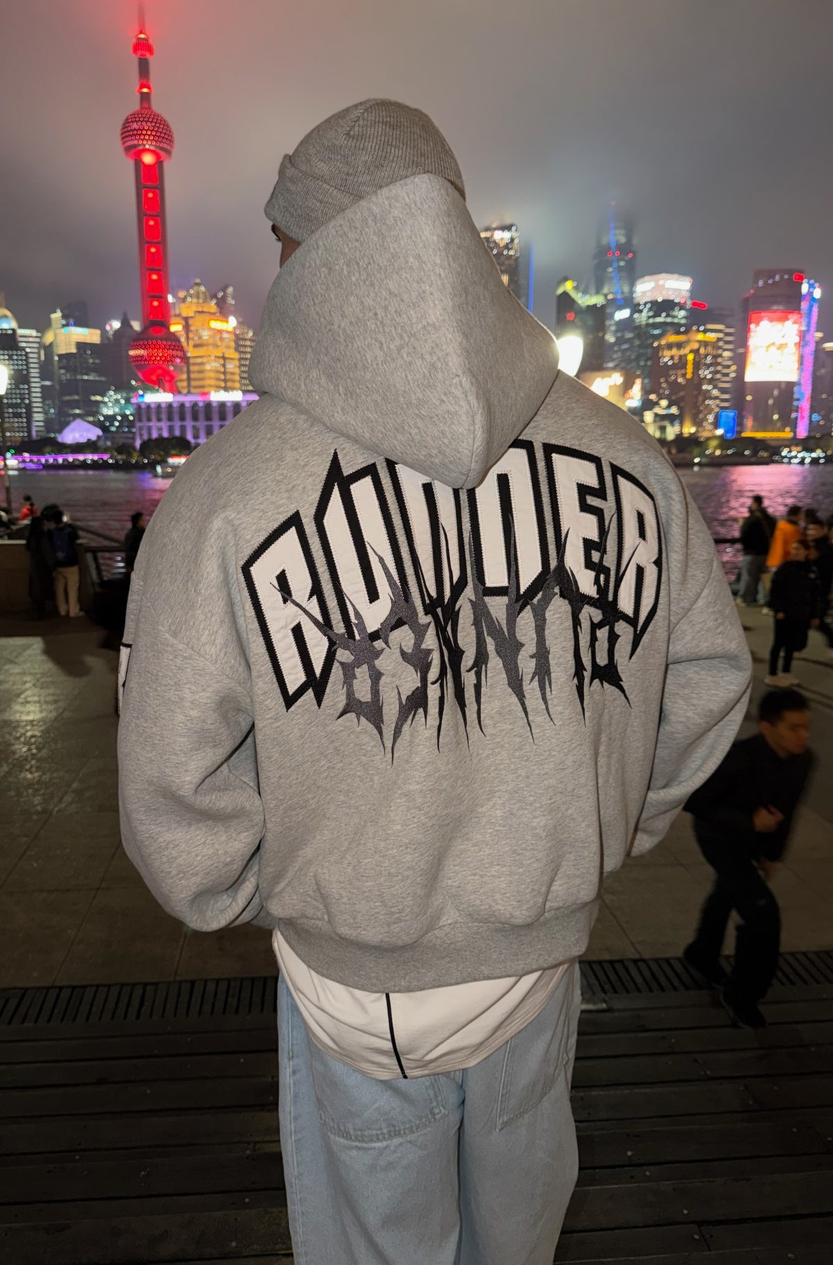 Razor Zip Hoodie - Grey Marle - Men