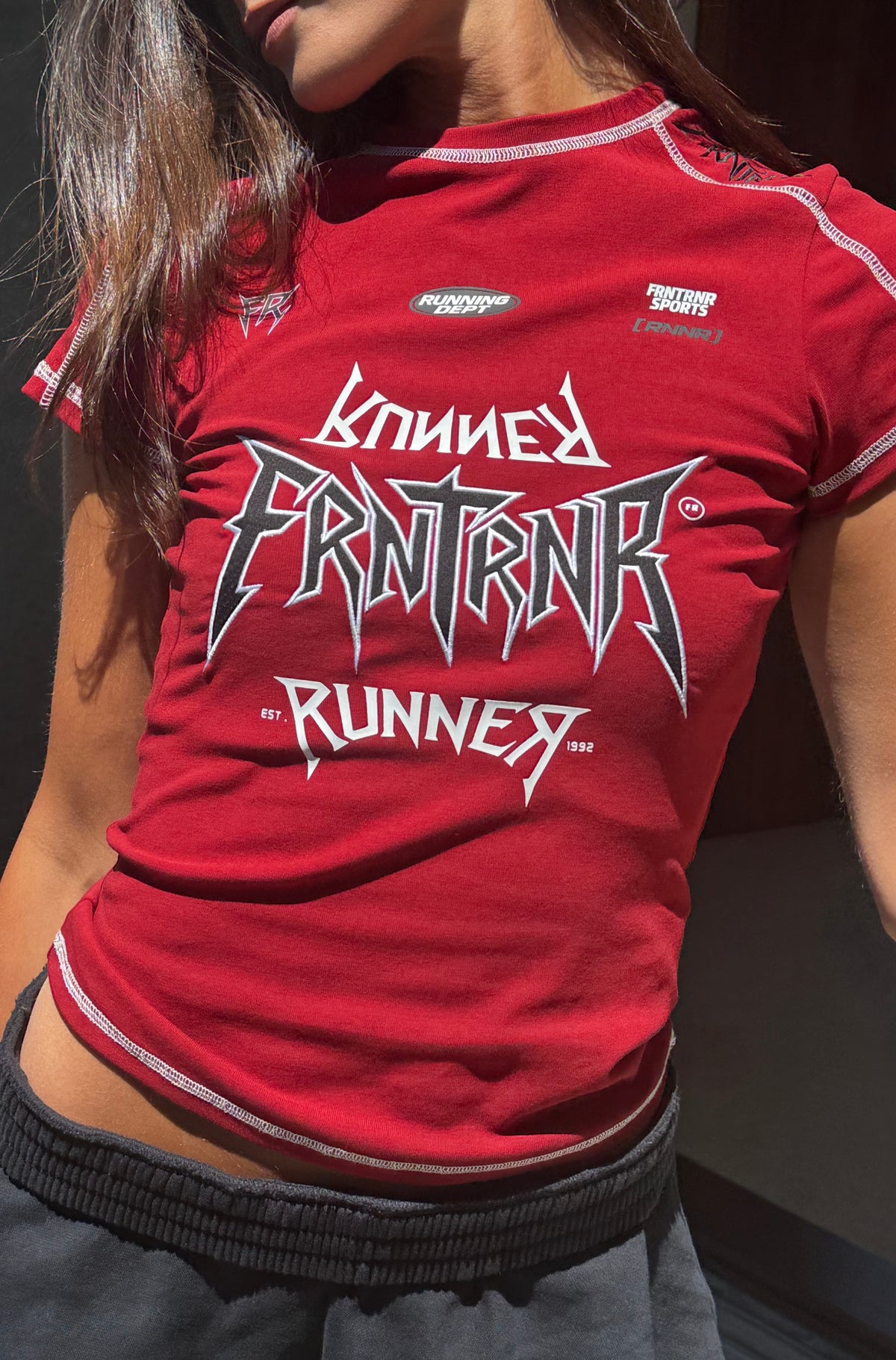 Tagged Nano Tee - Scarlet - Women