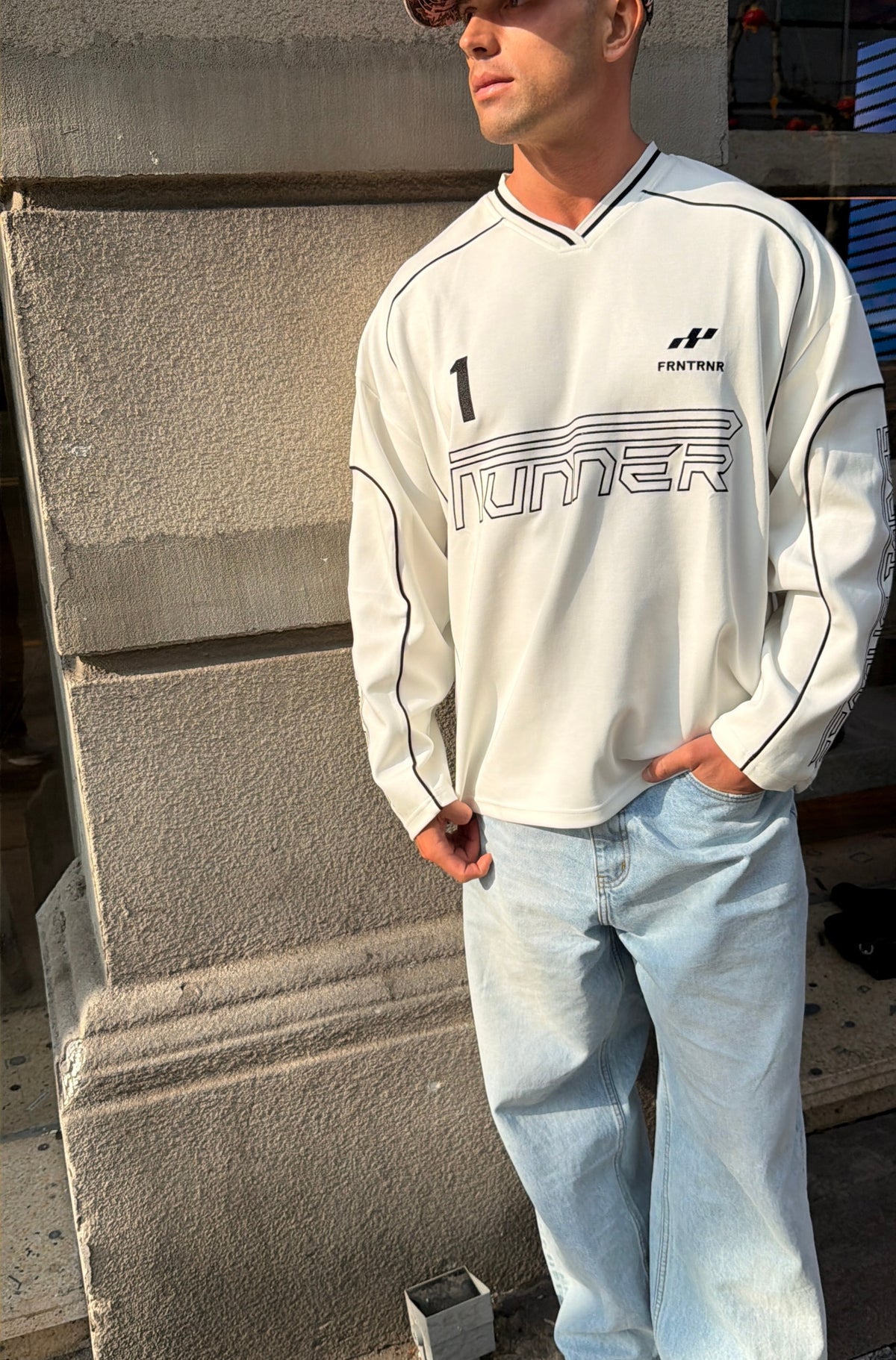 Striker L/S Jersey - White - Men