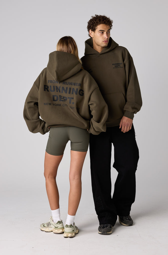 Running Dept Hoodie - Khaki