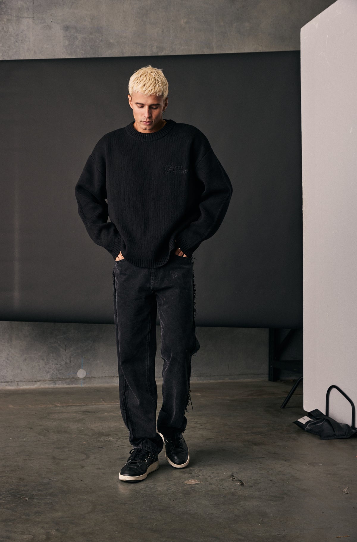 Staple Knit - Black - Men
