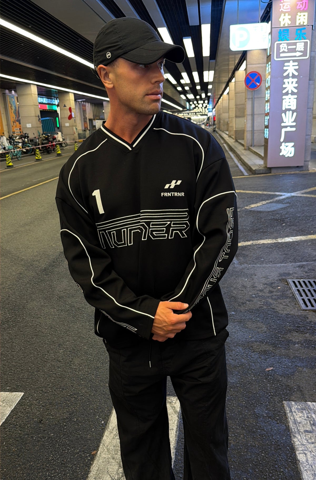 Striker L/S Jersey Black [men]