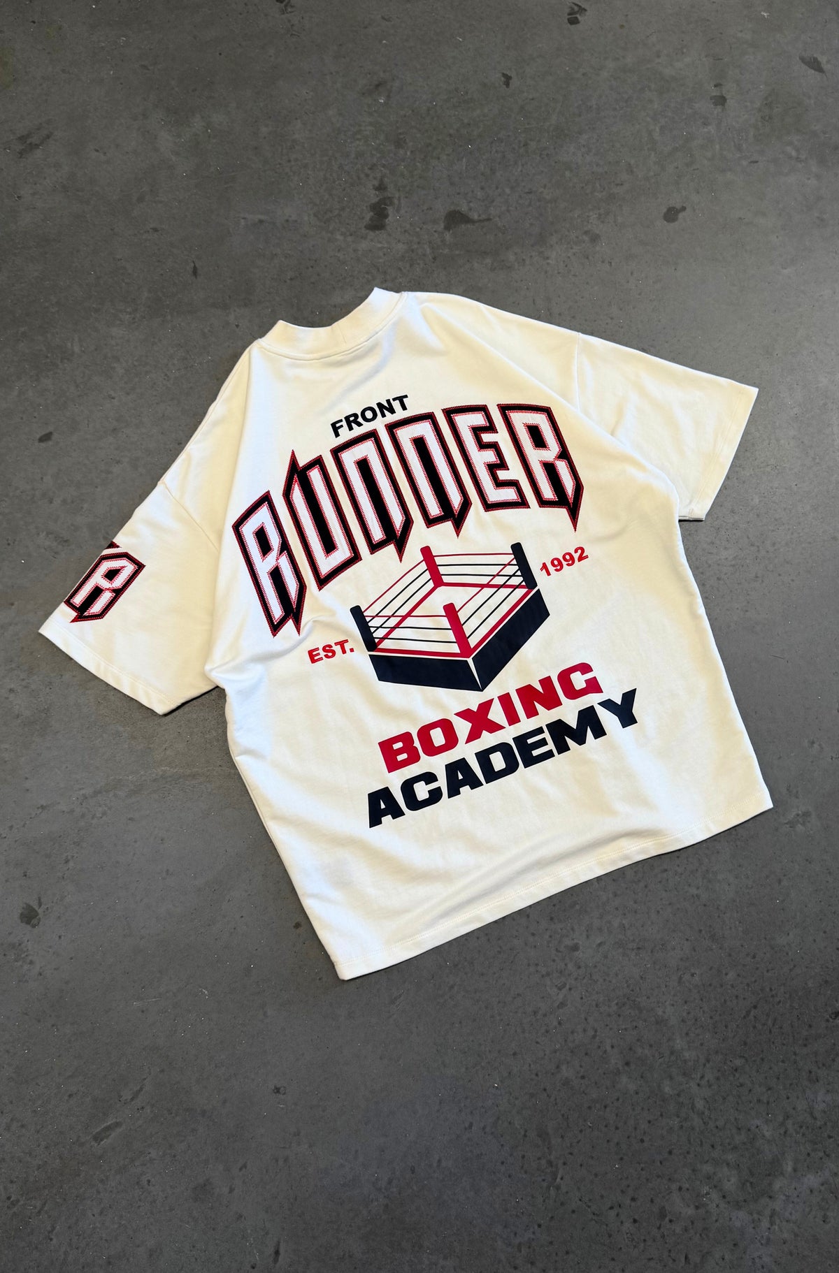 Boxing Academy Tee - Vanilla - Hover