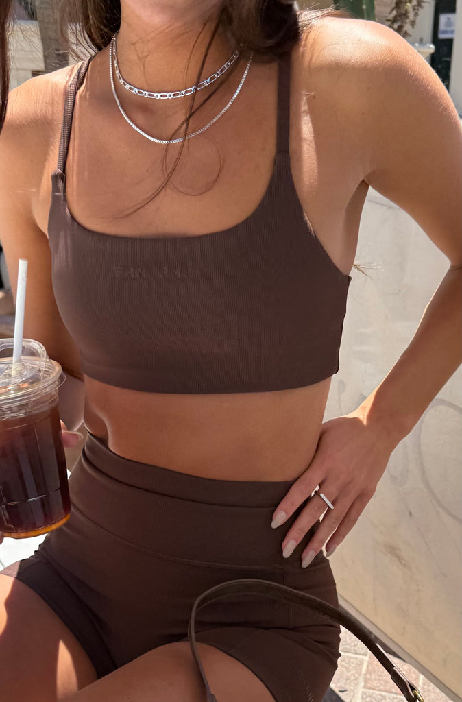 Forme Crop - Chocolate