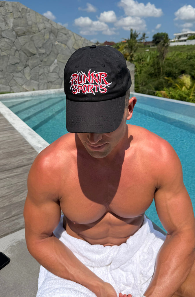 Runner Sports Cap Black