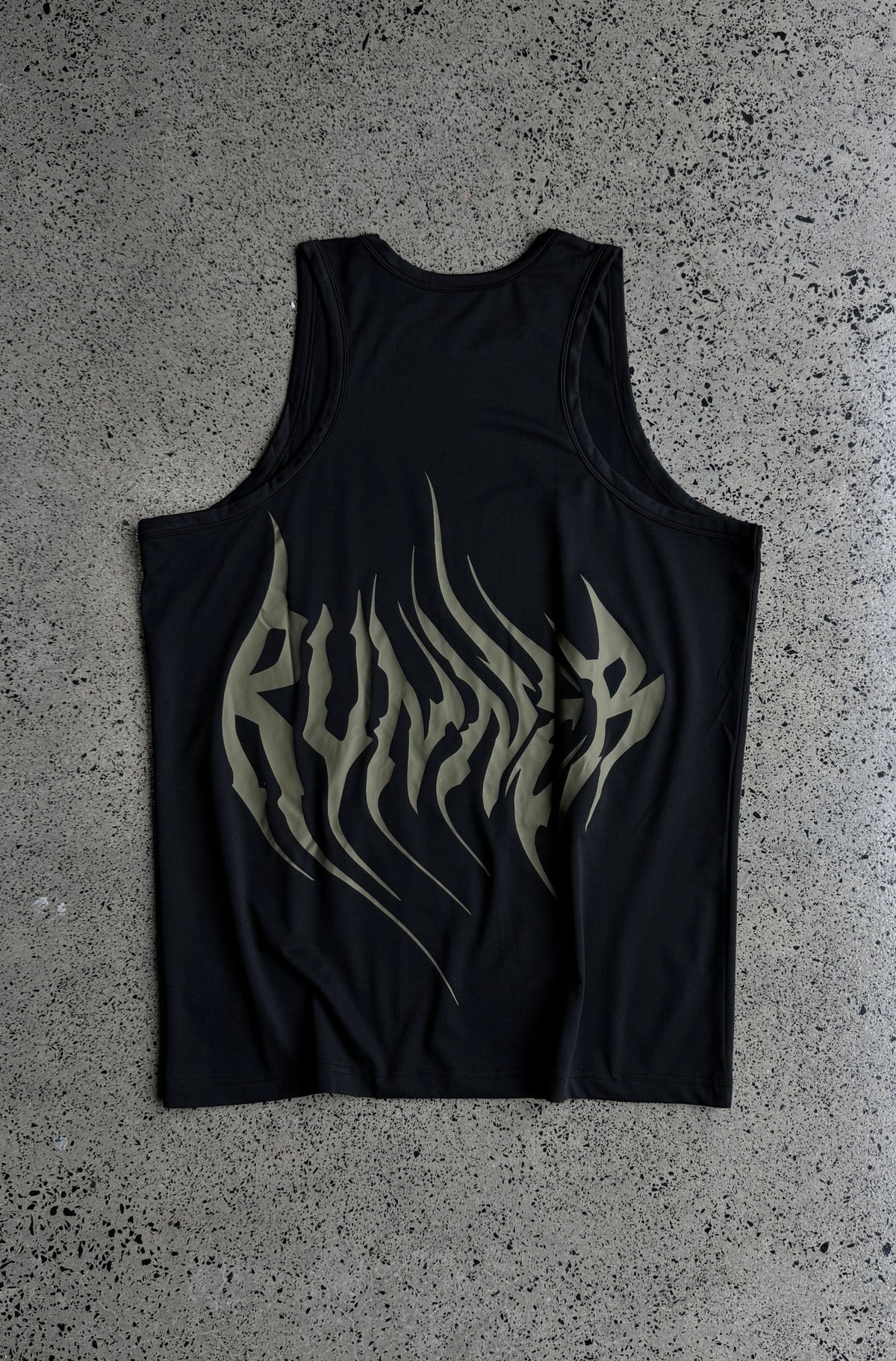 Vapour Dept Singlet - Black/Khaki