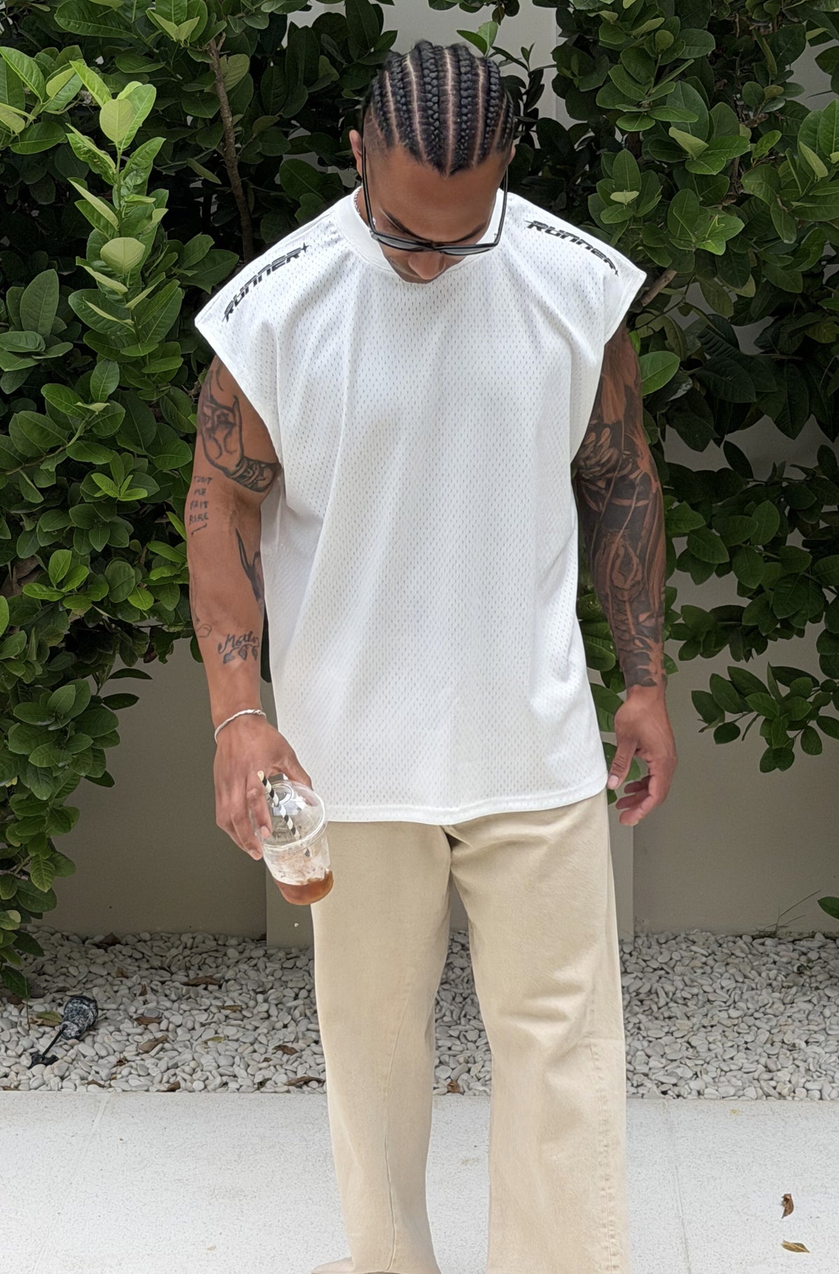 Nitro Muscle Jersey White [men]