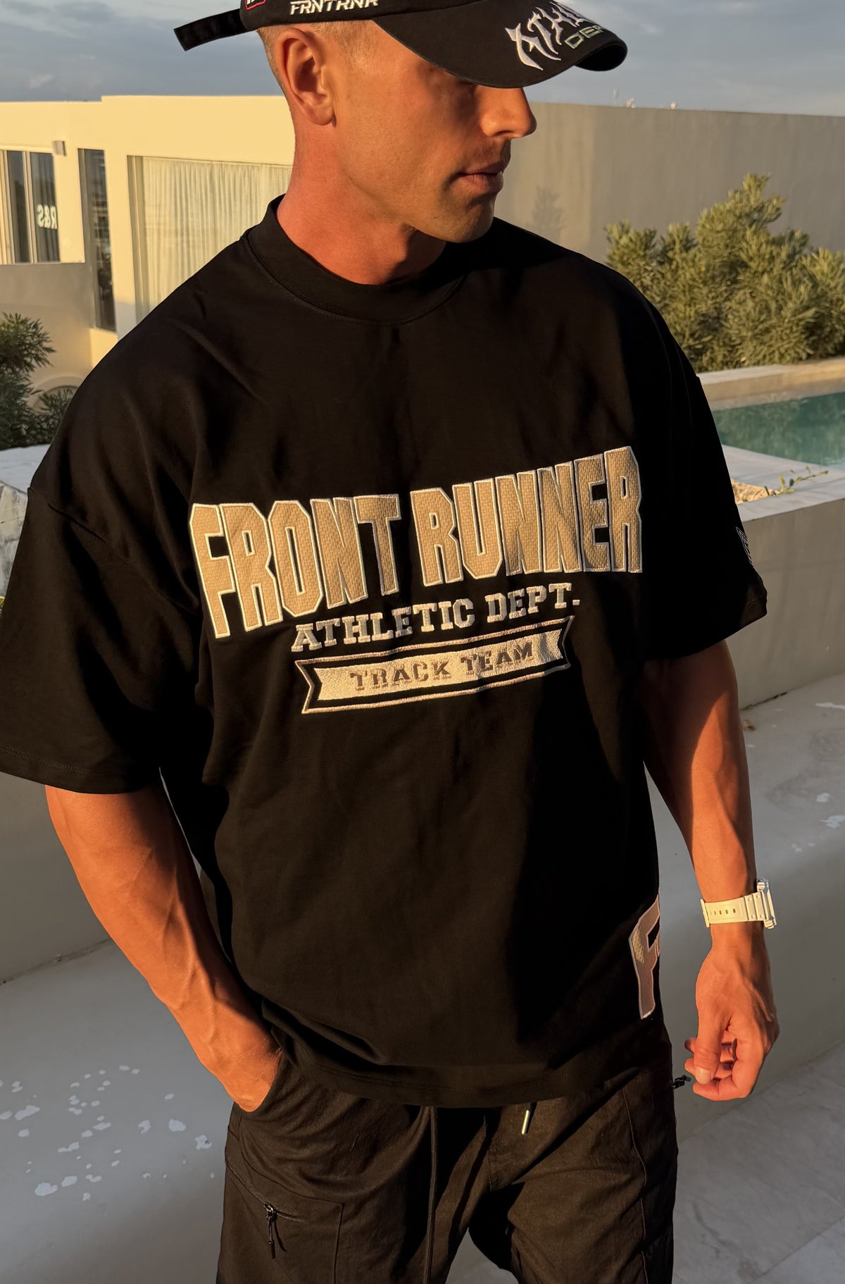 Athletic Department Tee Black/Malt [men]