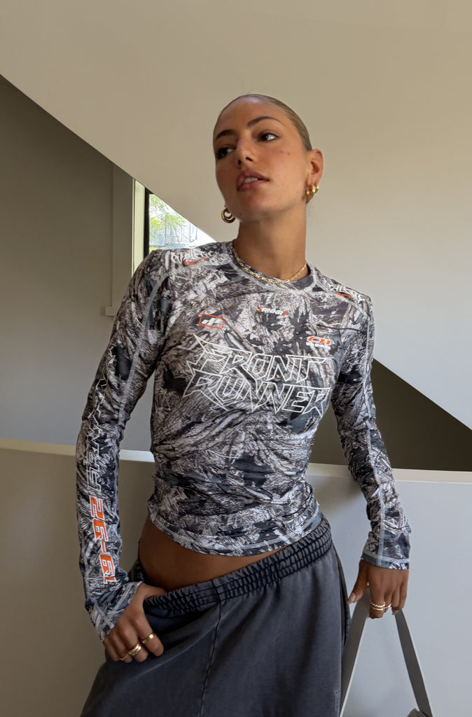 Revline L/S Fitted Tee Camo