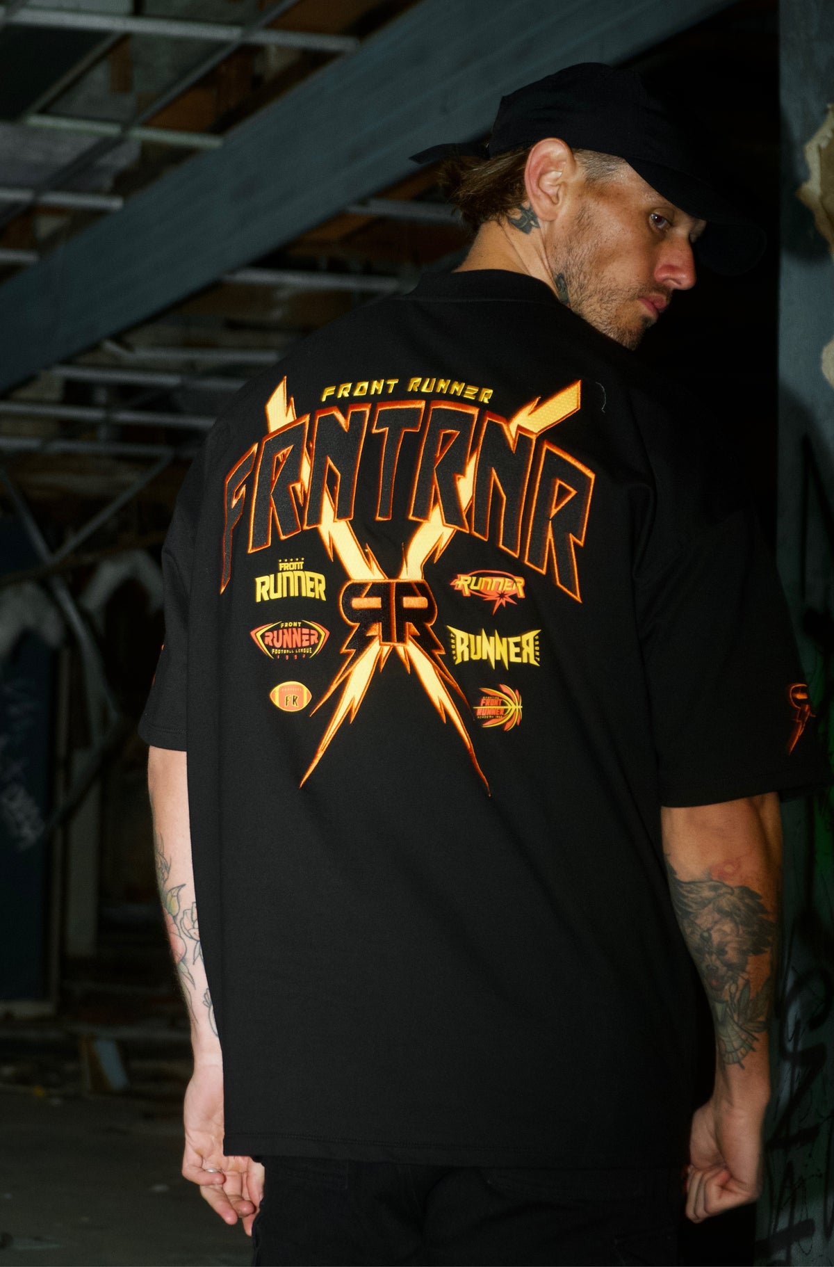 Bolt Tee - Black Fire - Men