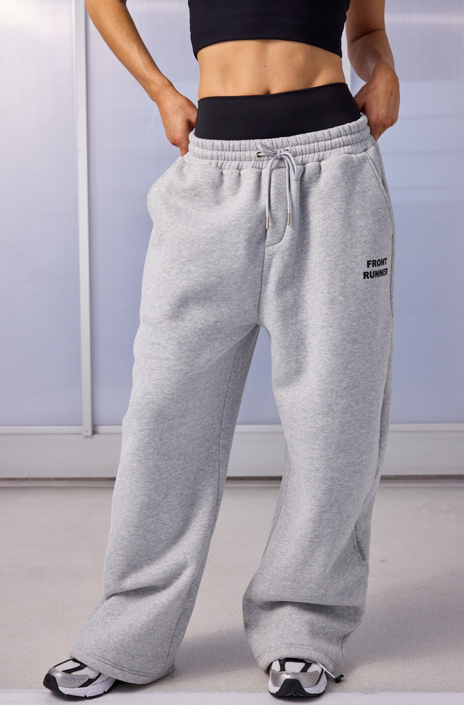 Running Dept. Barrel Leg Trackpant Grey Marle