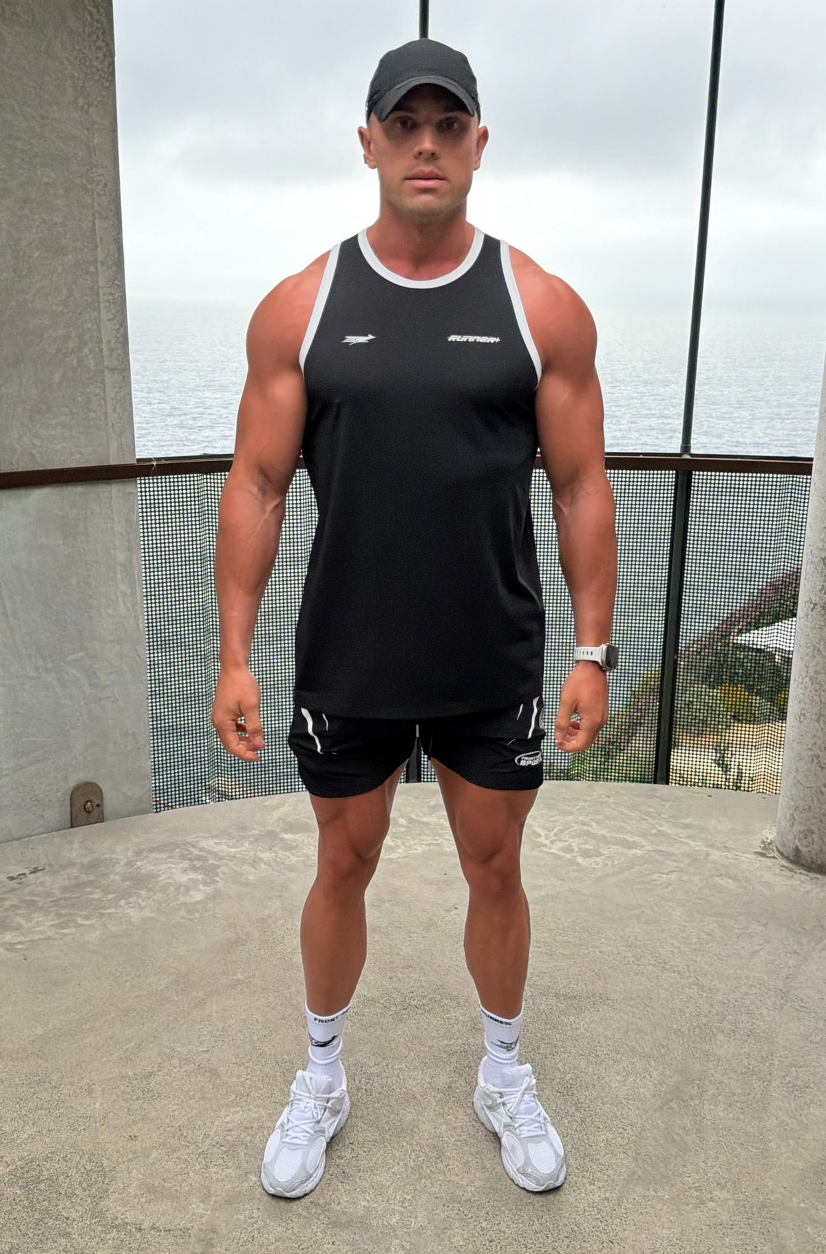 Tempo Singlet Black [men]