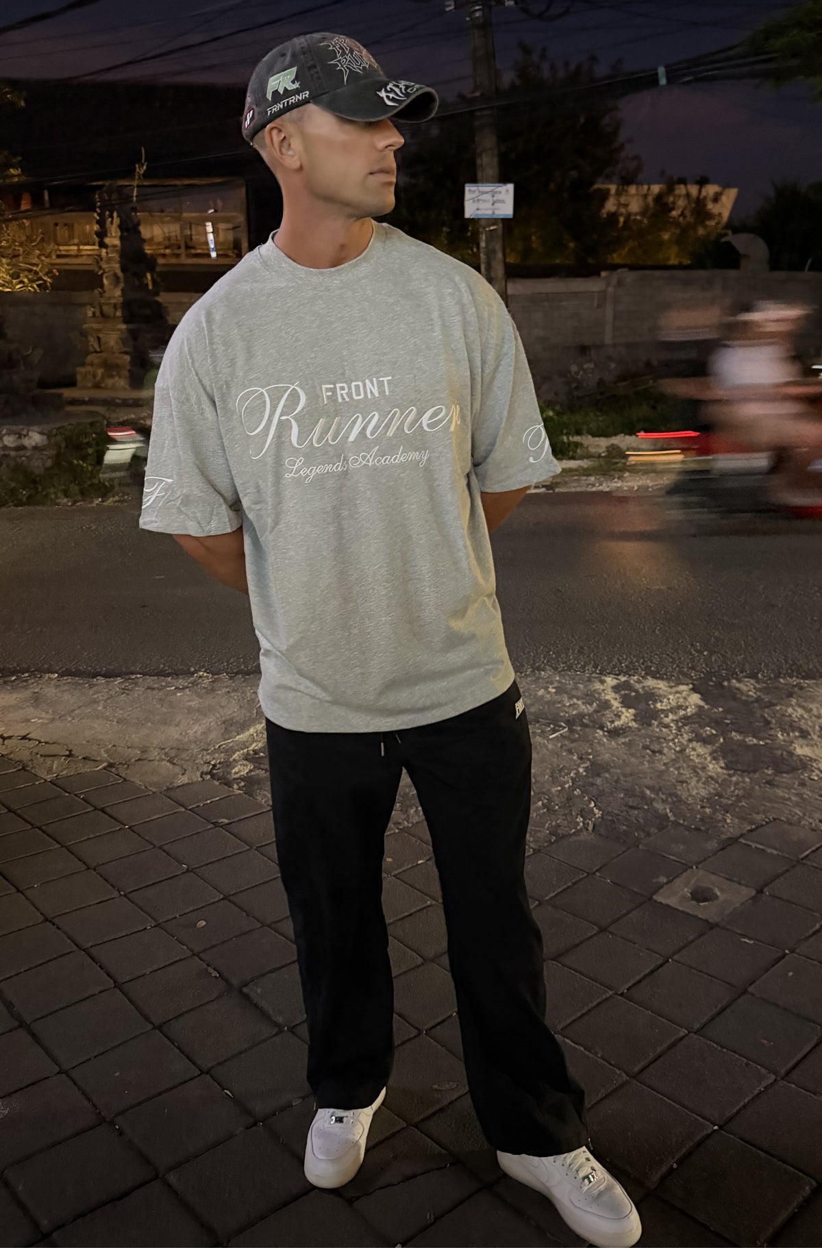 LA Tee Grey Marle [men]