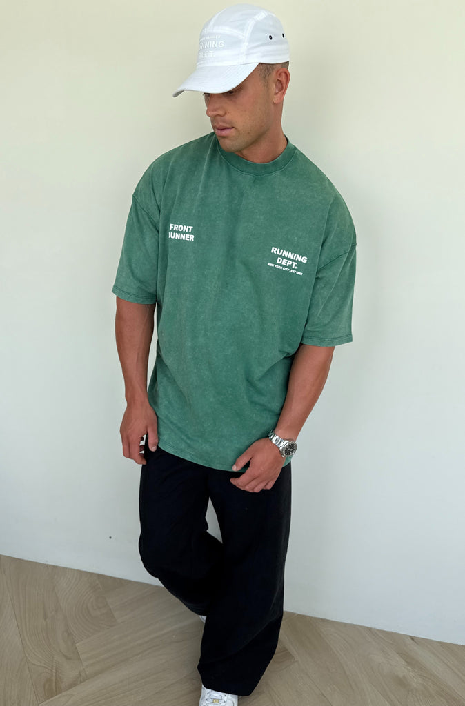 Running Dept Tee - Emerald Wash