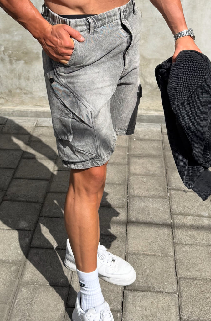 Legacy Pocket Short - Washed Grey