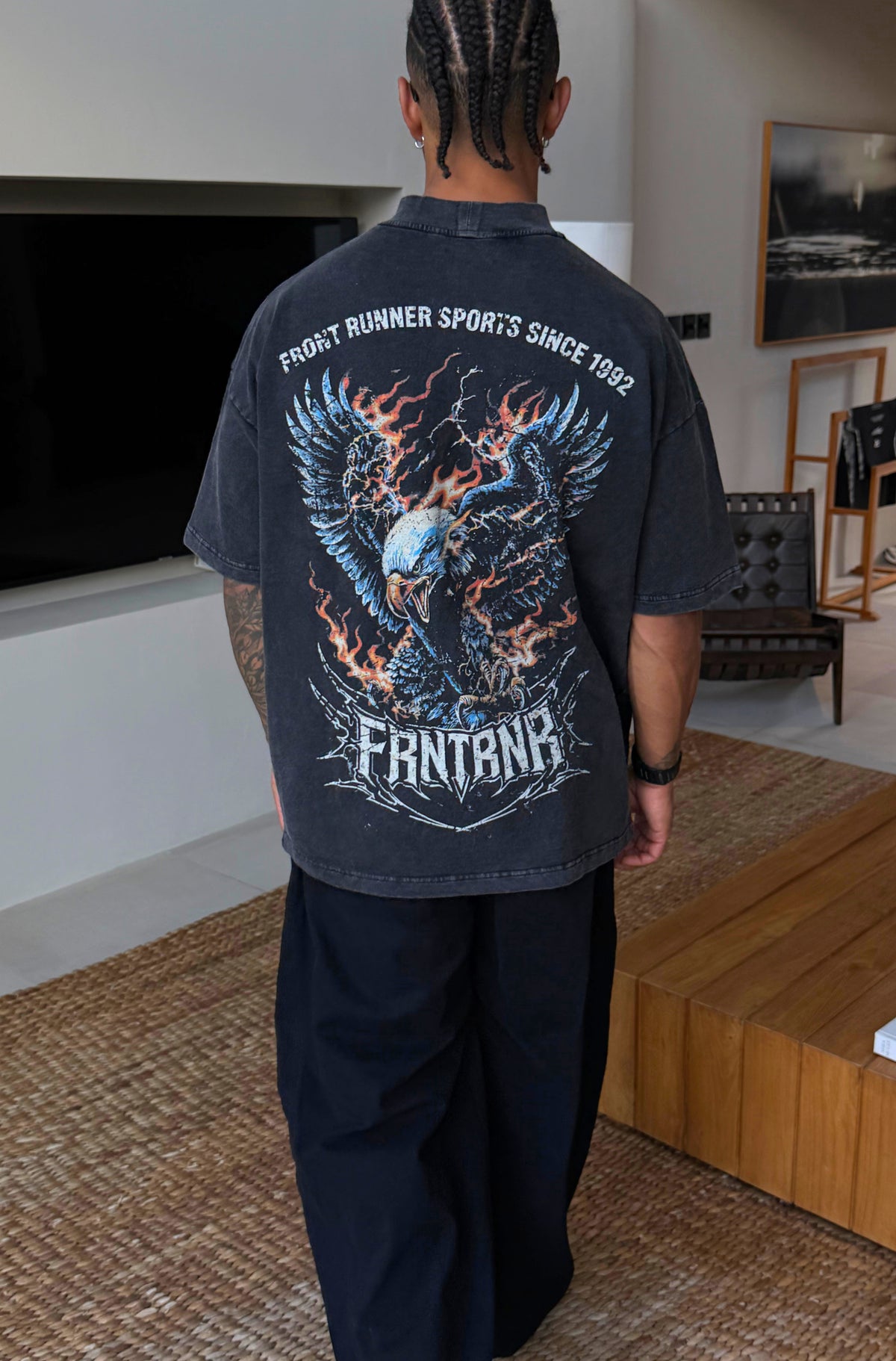 Ashes of Freedom Tee Washed Black [men]