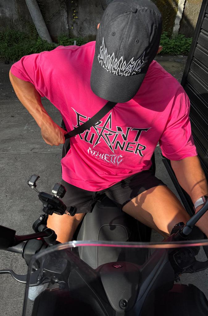 Heavy Medal Tee - Flamingo