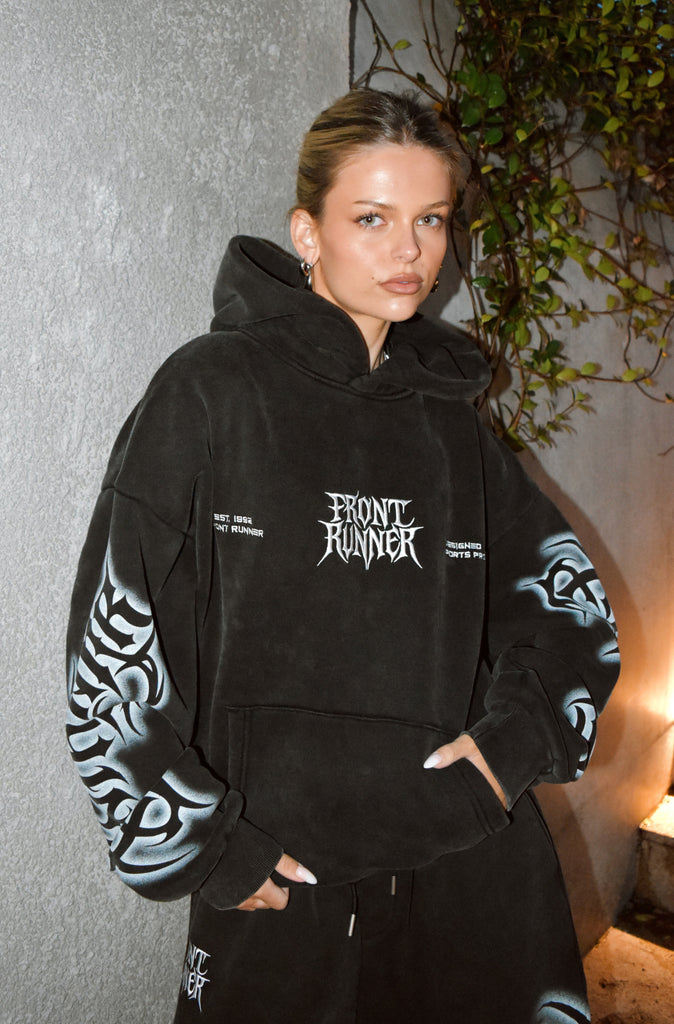 Ashline Hoodie Washed Black