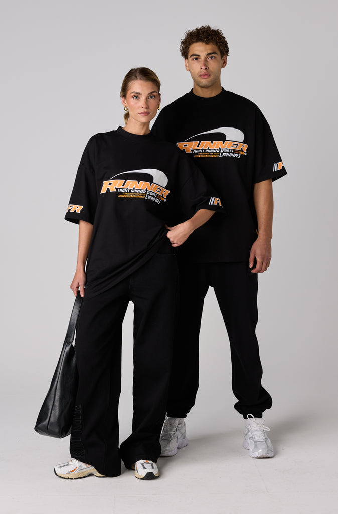 Circuit Tee - Black Mandarin