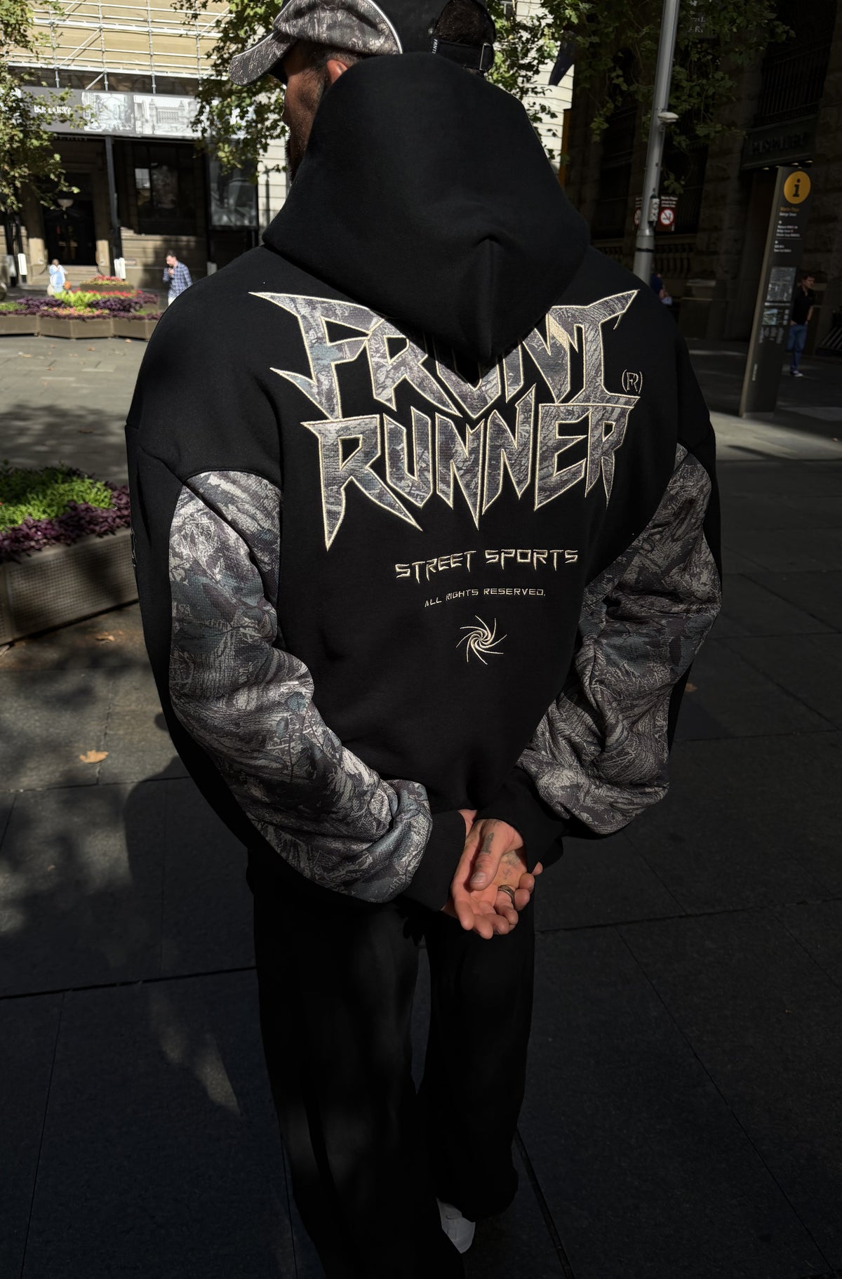 No Mercy Hoodie Black Camo [men]