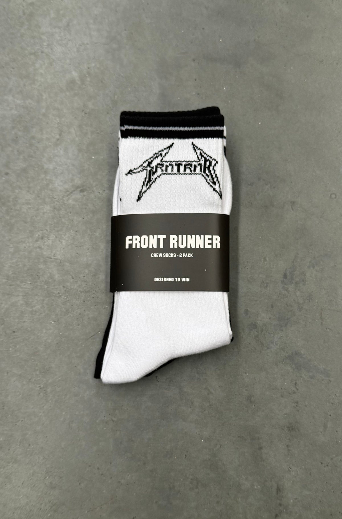 Pyro Socks 2Pk - Black/White - Women