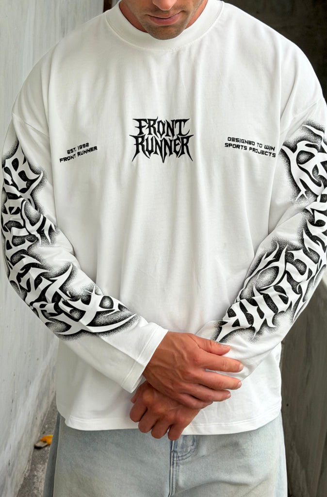 Ashline L/S Tee White