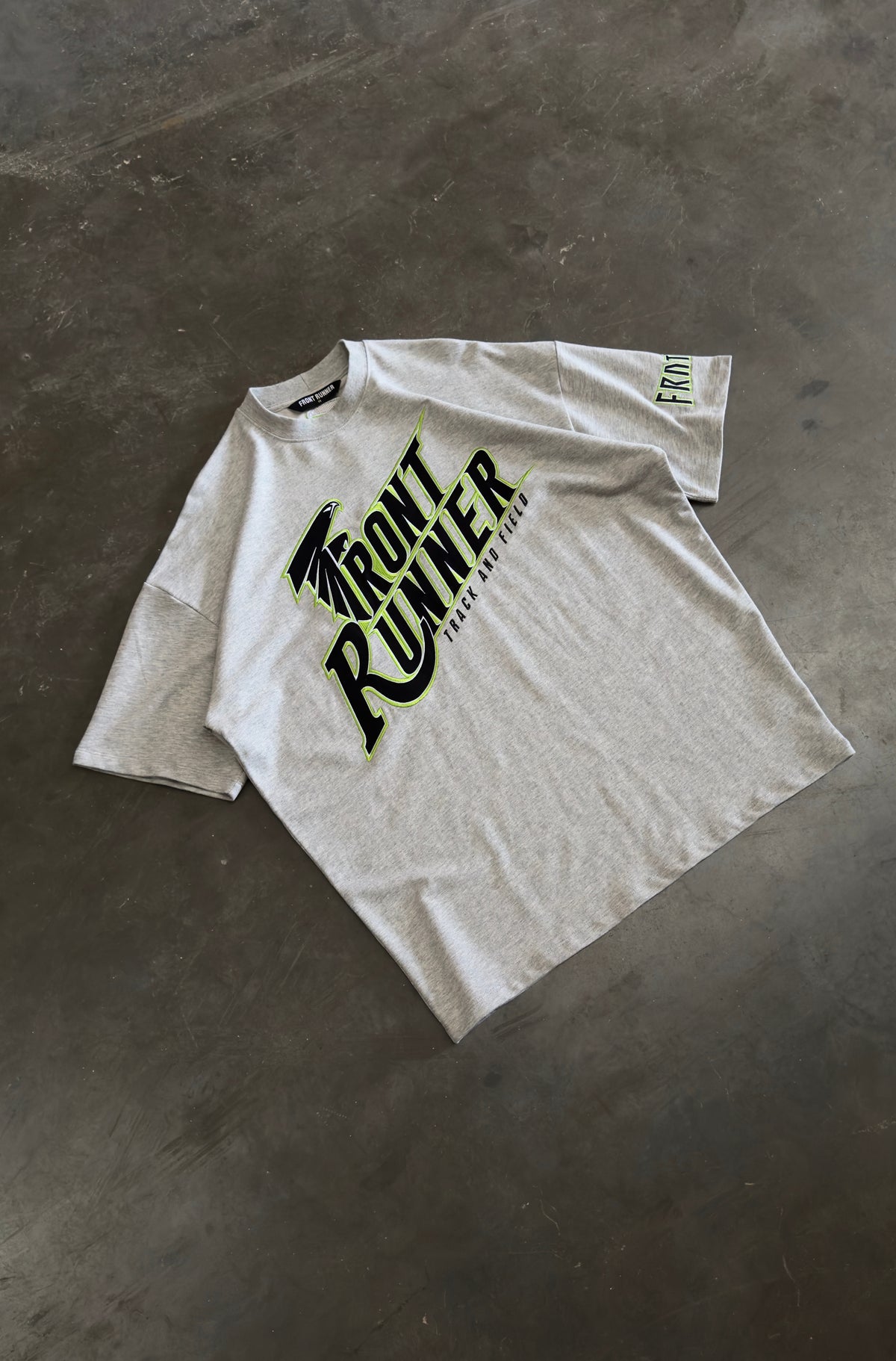 T&F Tee - Grey Lime - Hover