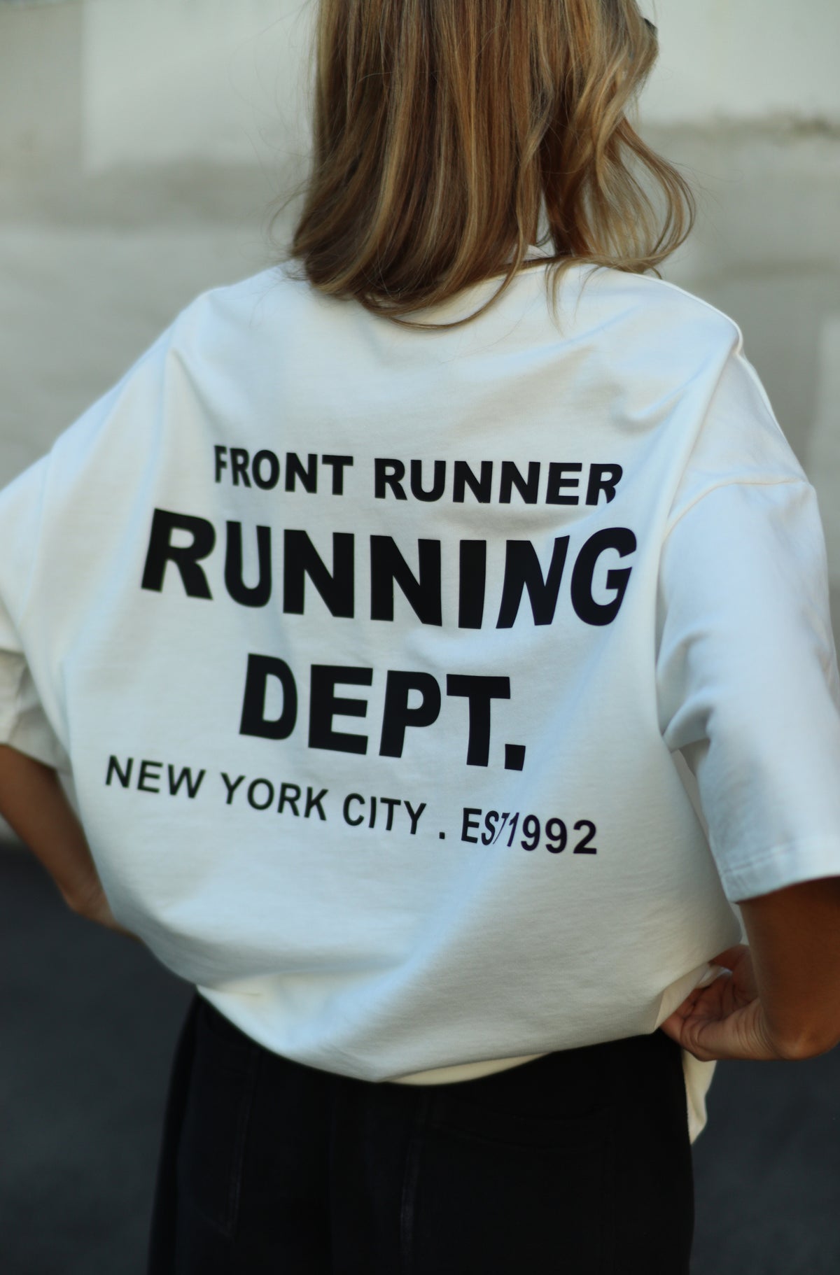 Running Dept Tee - Vanilla - Women