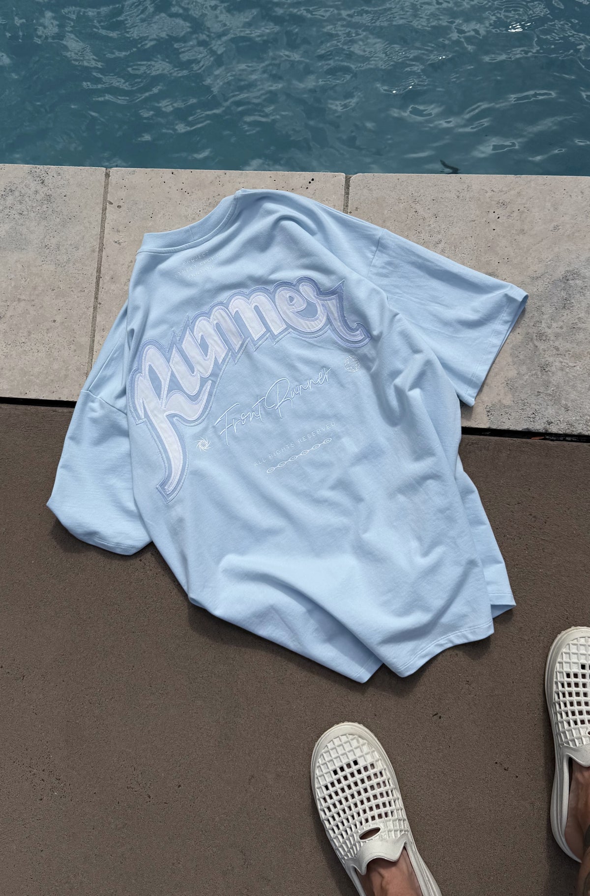 Heritage Tee - Powder - Women