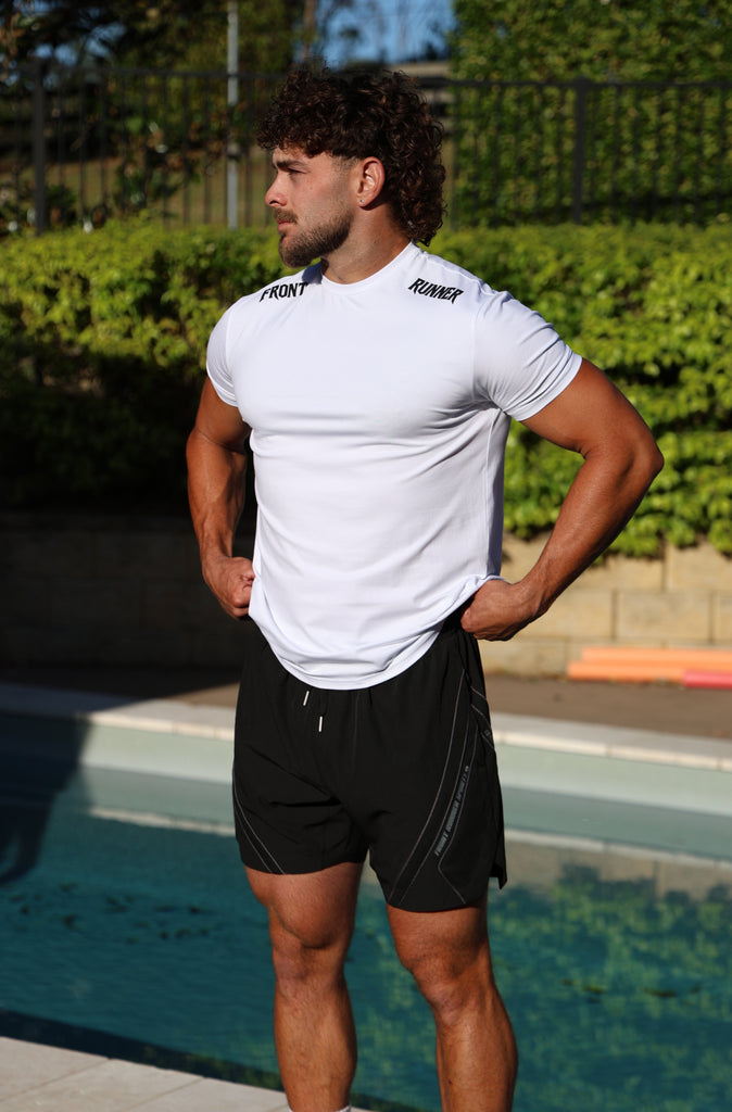 Inter Fitted Tee - White