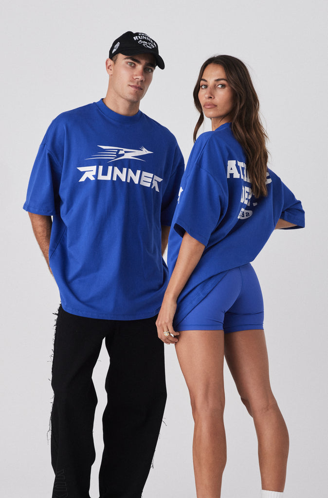 Road Runner Tee - Cobalt