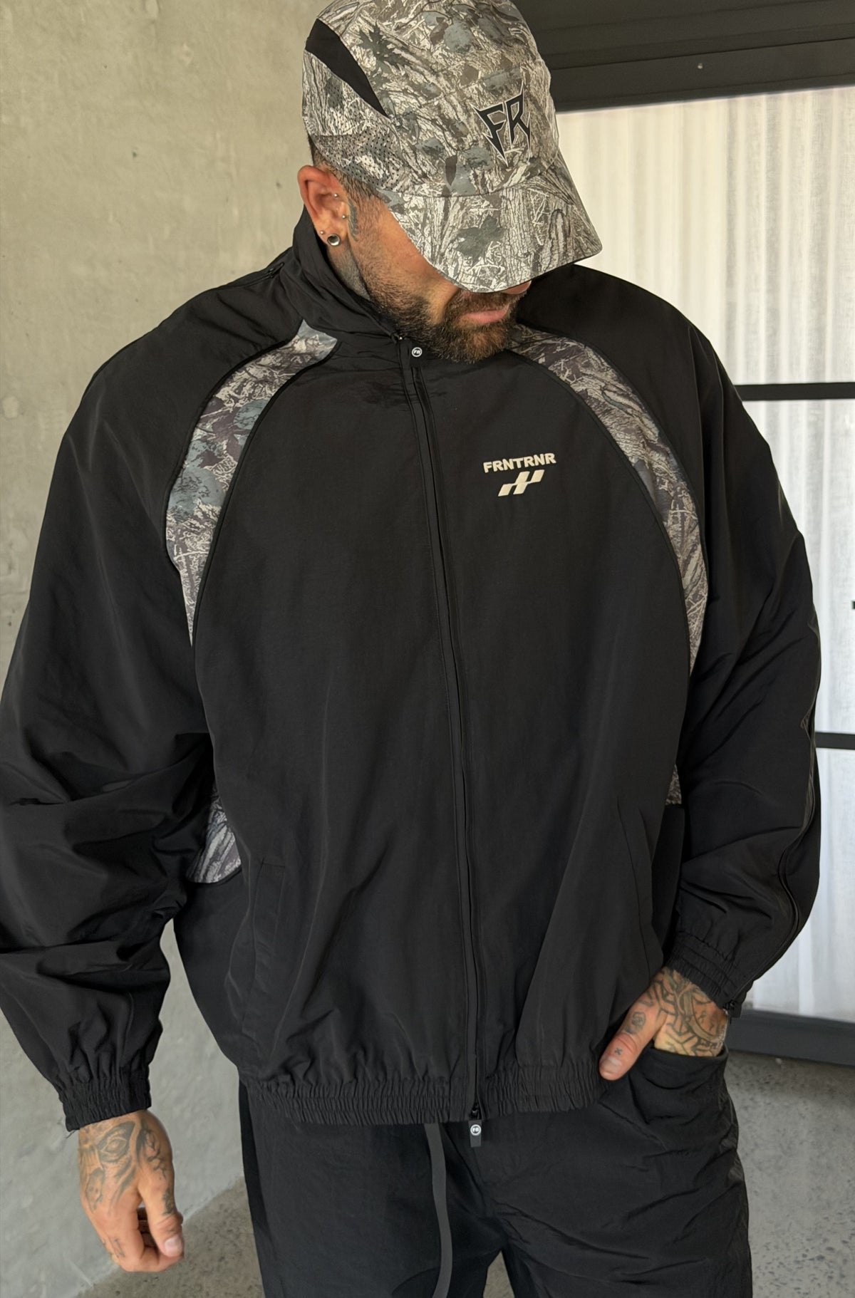 For The Elite Training Jacket Black Camo [men]