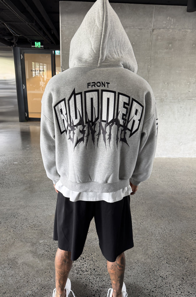 Razor Zip Hoodie Grey Marle [men]