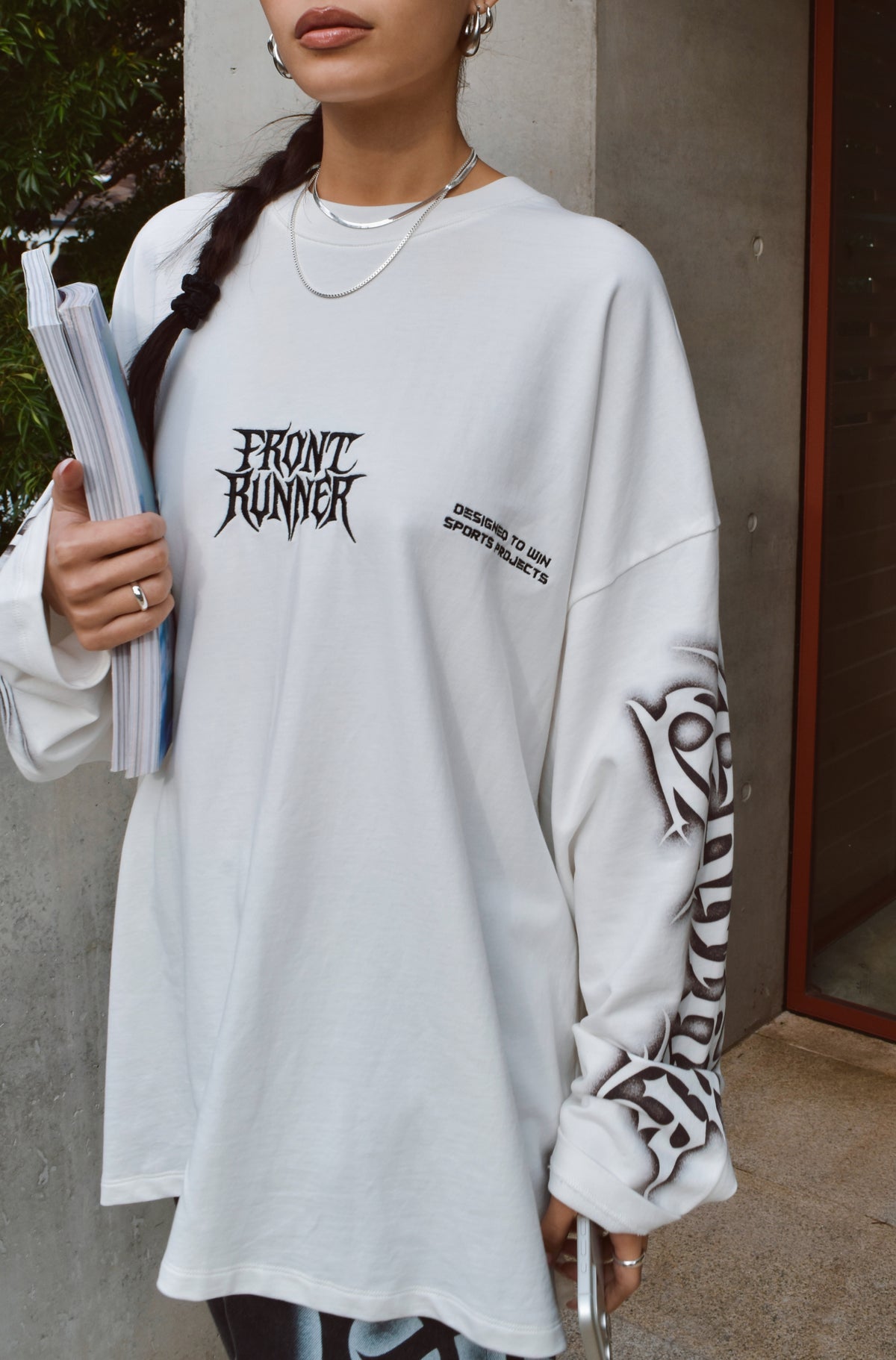 Ashline L/S Tee White [women]