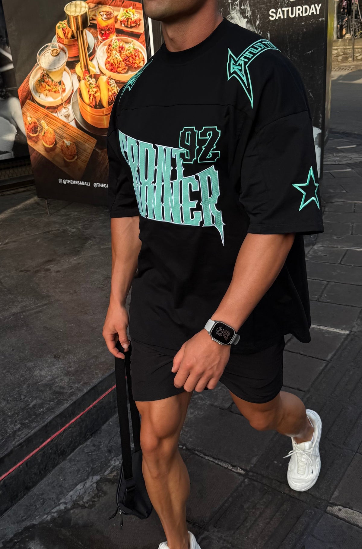 Pyro Tee - Black Tiffany - Men