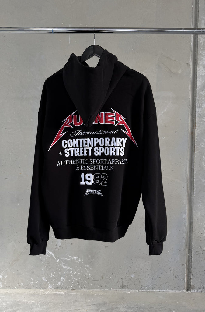 International Hoodie Black