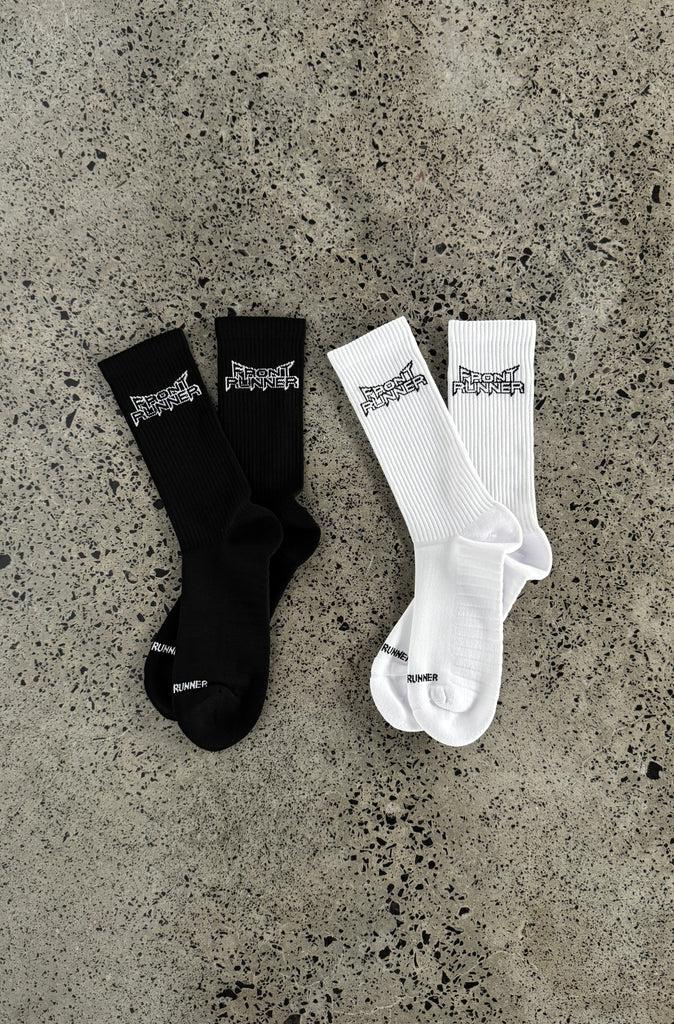 Signal Socks 2pk - White/Black