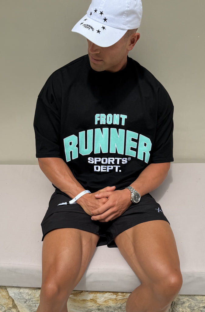 Sports Dept Tee Black Tiffany [men]