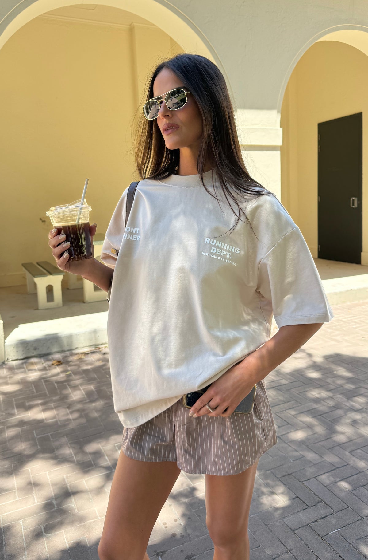 Running Dept Tee - Malt - Women