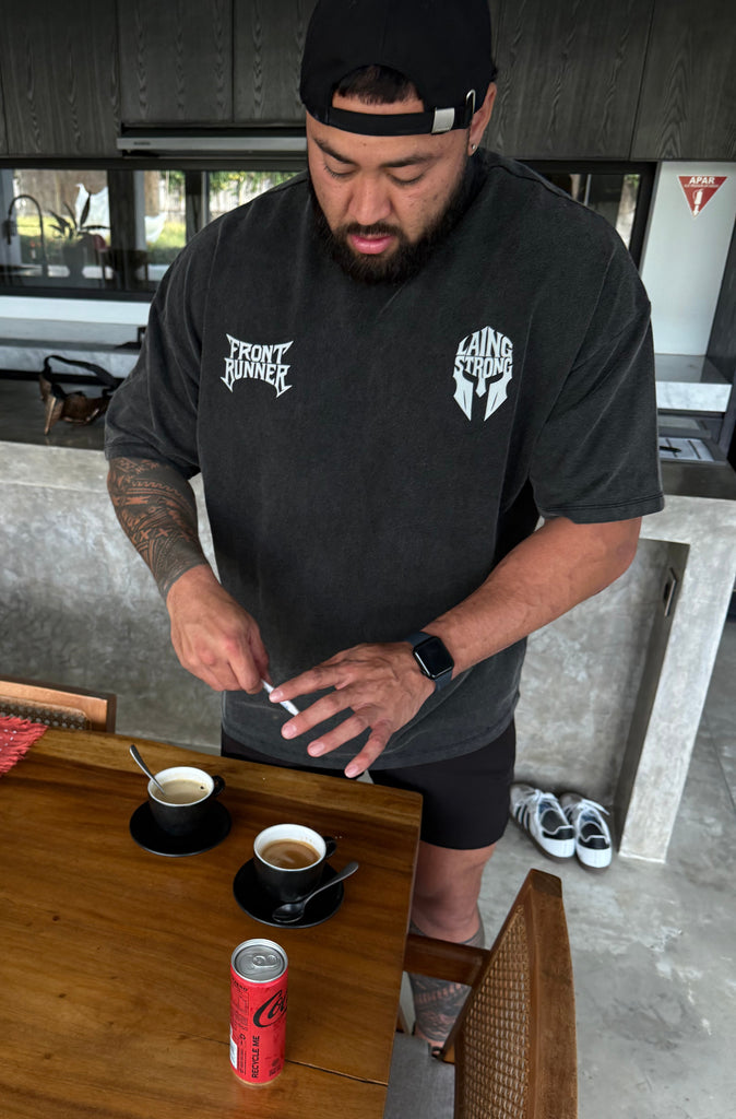 Laing Strong Legion Tee - Washed Black