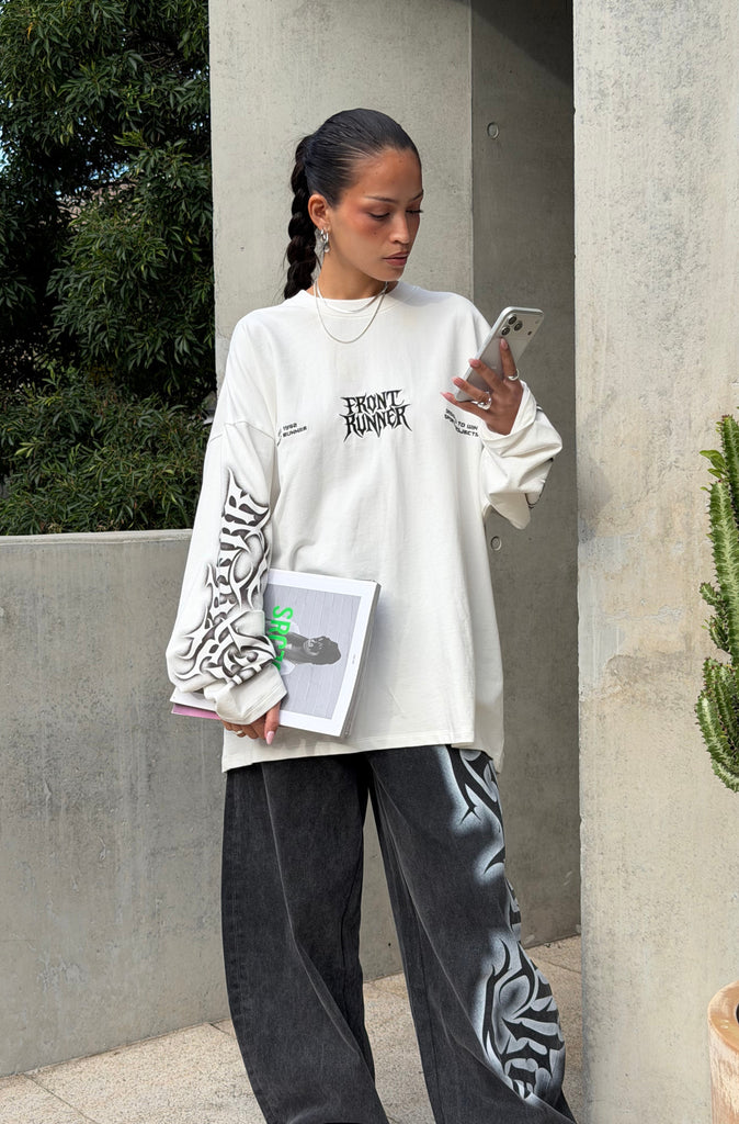 Ashline L/S Tee White