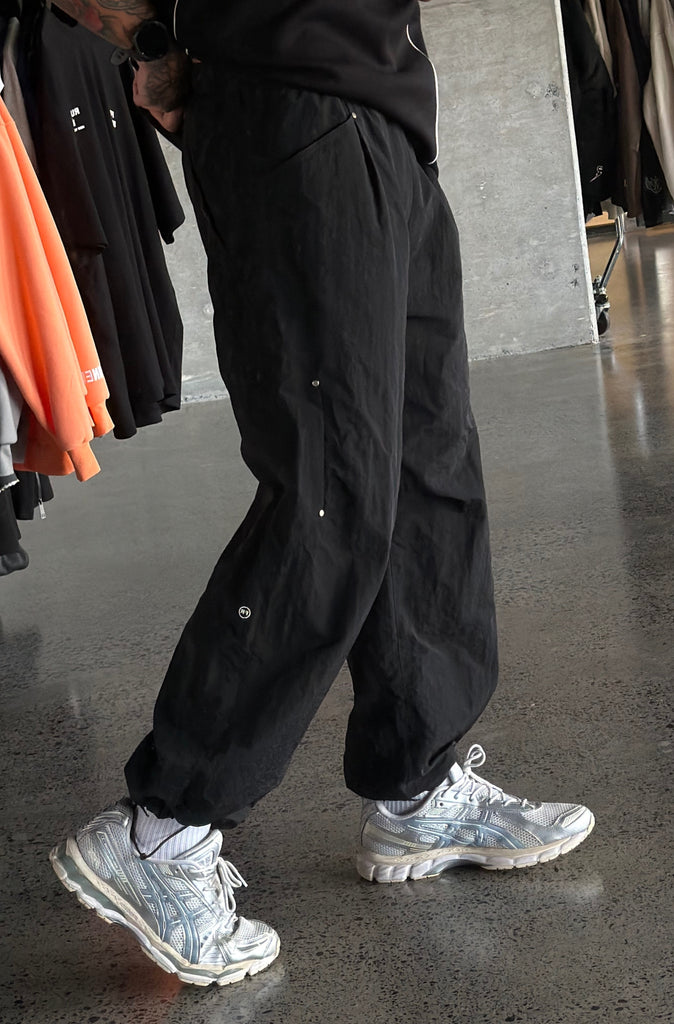 FR Wide Leg Tech Pant - Black