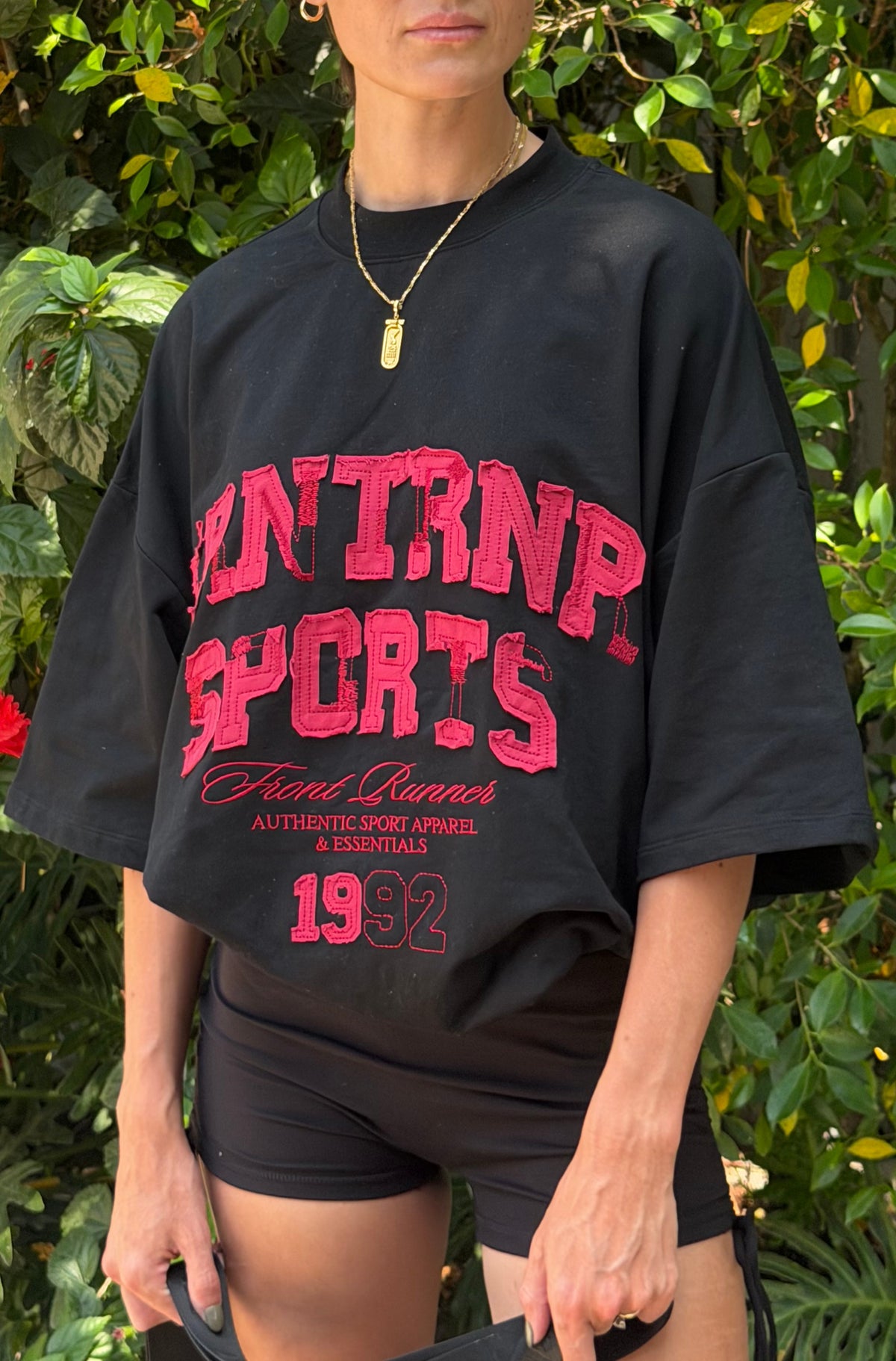 Vintage Apparel Tee Black Scarlet [women]