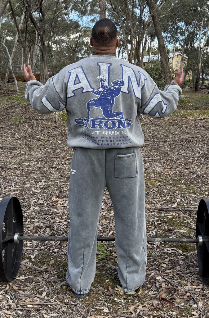 Pillars of Strength Crewneck Concrete