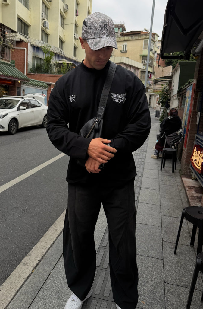 Street Sports L/S Tee Black