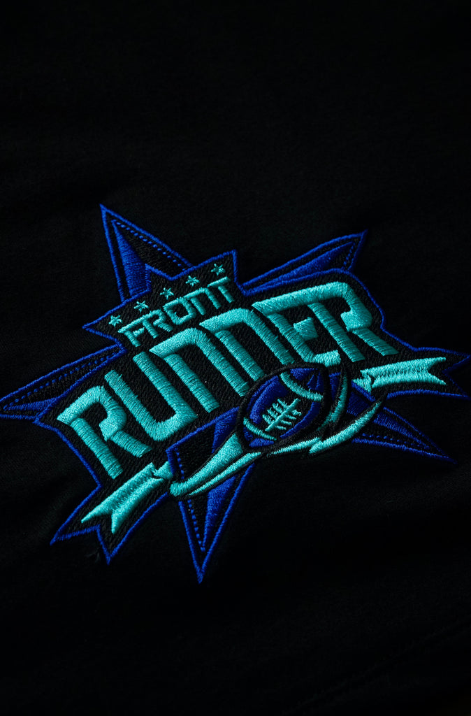 FRNTRNR Academy Tee - Black Aqua