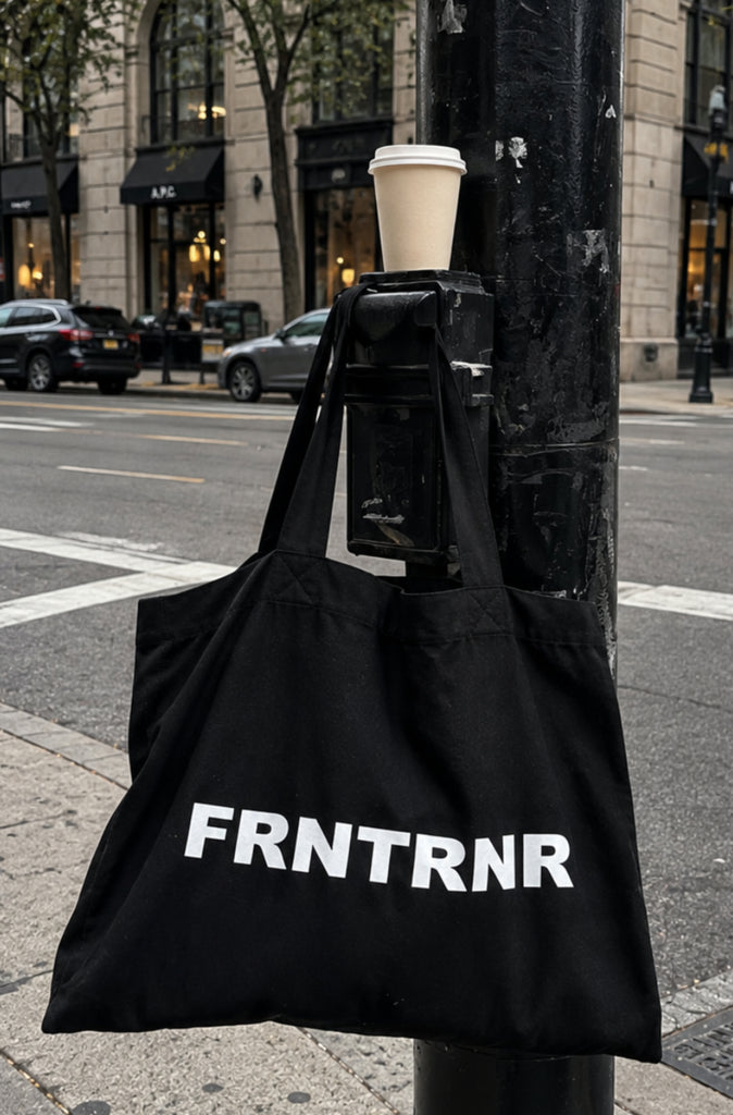 FRNTRNR Oversized Tote Black