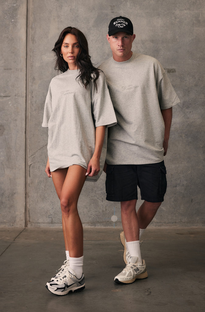 Staple Tee - Grey Marle