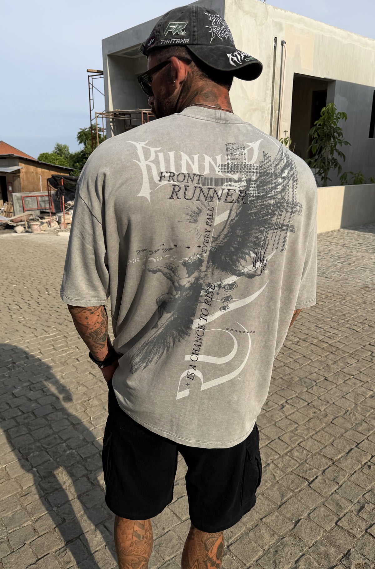 Fall & Rise Tee Concrete [men]